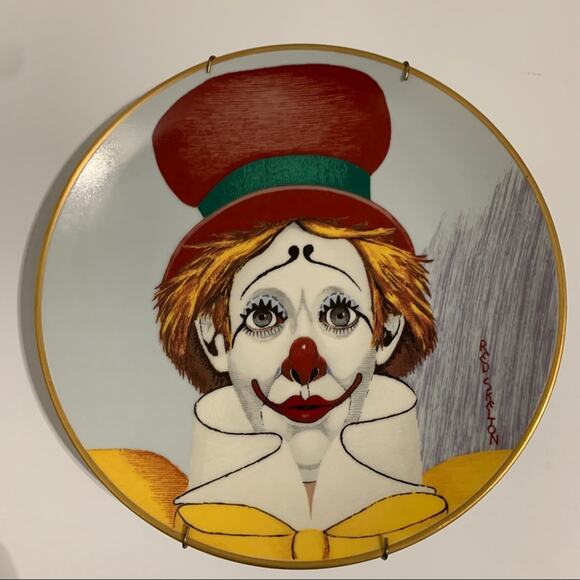 Vintage Red Skelton “Happy” Clown Plate - Picture 1 of 4